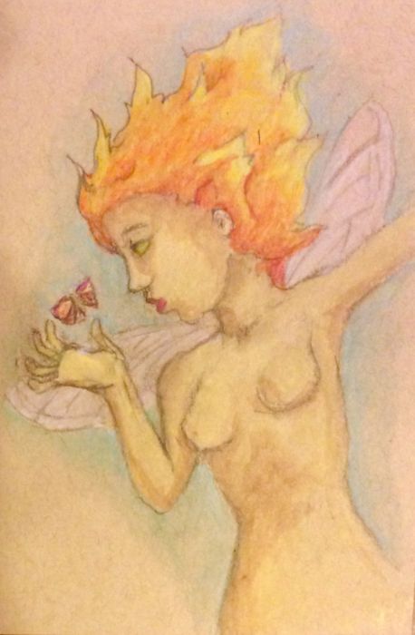 Fire fairy by Amy Sue Stirland